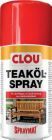 Clou Teaköl Spray farblos Spraydosen mit 300 ml