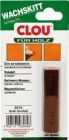 Clou Wachskitt nussbaum dunkel Block mit 15 Gramm