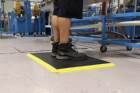 Coba Anti Ermüdungsmatte COBAelite® Diamond 0,6 x 0,9 meter Schwarz Gelb