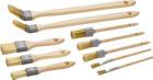 Color Expert Pinsel Set mit Kunstborsten Holzstiel 10 teilig