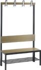 C+P Einseitige Basic Plus Garderobenbank 1000 x 407 x 1650 mm