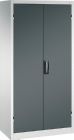 C+P Großraumschrank mit Griffschloss 1950 x 930 x 500 mm weis grau