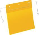 Durable Dokumententasche 210 x 297 mm A4 hoch gelb mit Drahtbügel