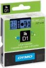 DYMO Schriftband D1 45016 schwarz/blau 12 mm x 7 m
