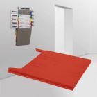 Eichner Wandsortierer Flat L x B x H 302 x 240 x 15 mm rot