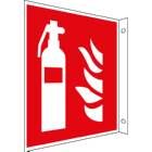 Eichner Brandschutz Fahnenschild Feuerlöscher 20x20cm