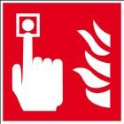 Eichner Brandschutzschild Brandmelder Aluminium 15 x 15 cm