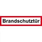 Eichner Brandschutzschild Brandschutztür 29,7x10,5cm