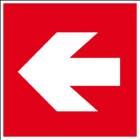Eichner Brandschutzschild Richtungsangabe 20x20cm