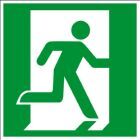 Eichner Fluchtwegsschild Fluchtweg Notausgang 20 x 20 cm PVC Folie