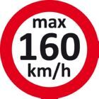 Eichner Geschwindigkeitsaufkleber 160 km/h