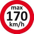 Eichner Geschwindigkeitsaufkleber 170 km/h
