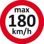 Eichner Geschwindigkeitsaufkleber 180 km/h