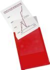 Eichner Magnet Sichttasche DIN A4 Rot 217 x 305 mm