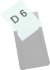 Eichner Magnet Sichttasche DIN A6 Transparent 114 x 154 mm