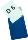 Eichner Magnet Sichttasche DIN A6 Blau 114 x 154 mm
