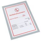 Eichner Magnetische Infotasche Premium DIN A4 Grau 225 x 312 mm