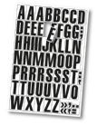 Eichner Magnetische Buchstaben Schwarz auf Weiß