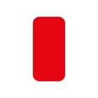 Eichner Stellplatzmarker I-Stück Rot in Polycarbonat