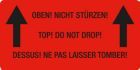 Eichner Warn und Verpackungsetiketten selbstklebend Oben! Nicht stürzen!