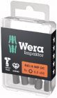 Wera Bit Impaktor Innensechskant 6x50 mm 6 kant DIN 3126 C6,3 5er Pack