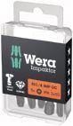 Wera Bit Impaktor Kreuzschlitz Schrauben PH 3x50 mm DIN 3126 C6,3 5er Pack