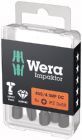 Wera Bit Impaktor Kreuzschlitz Schrauben PZ 3x50 mm DIN 3126 C6,3 5er Pack