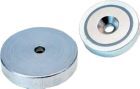 Beloh Magnet Flachgreifer mit Bohrung und Ansenkung 20 x 6 mm