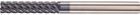Fortis Schaftfräser 70 mm extralang Durchmesser 6 mm VHM AlTiN+ Z6 45 Grad