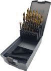 Forum Spiralbohrer Set 1,0-13,0 mm DIN338 HSS mit Stufenbohrerspitze 25 teilig
