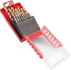 Dormer Spiralbohrer Set 1,0-10,0mm A002 in Box 118G Typ N 4xD 19 teilig Tin Tip A087201