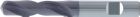 Fortis Spiralbohrer 89 mm Durchmesser 8,4 mm VHM TiALN Typ UNI Schaft HB 3xD