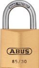 Abus Vorhangschloss Messing 85/60 mit 2 Schlüssel