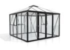 Vitavia Gewächshausbausatz Fortuna schwarz 3170 x 3215 mm