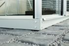 Vitavia Fundament 9900 für Gewächshaus mit 6 cm aluminiumgrau