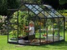 Vitavia Gewächshaus Venus 5000 ESG 3 mm schwarz Breite 1950 mm