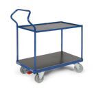 Ergotruck Tischwagen bis 500 kg Last 2 Ladeflächen 800 x 1426 x 1256 mm