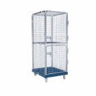 ESB Rollbehälter ADB 1600 KU 2 Türen Boden klappbar blau H 1810 mm