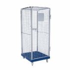 ESB Rollbehälter ADB 1600 KU 1 Tür 5 seitig blau 724 x 815 x 1810 mm