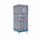 ESB Rollbehälter ADB 1600 KU mit Auskleidung 1 Tür blau H 1810 mm