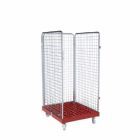 ESB Rollbehälter ADB 1350 KU 3 seitig rot 724 x 815 x 1540 mm