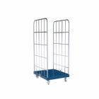 ESB Rollbehälter 1460 KU 2 seitig in blau 682 x 815 x 1640 mm