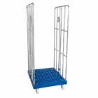 ESB Rollbehälter 1500 KU 2 seitig FH blau H 1690 mm