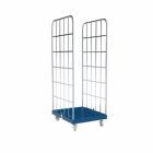 ESB Rollbehälter 1650 KU 2 seitig in blau 682 x 815 x 1850 mm
