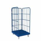 ESB Rollbehälter 1350 KU 3 seitig in blau 724 x 815 x 1530 mm