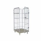 ESB Rollbehälter 1460 KU mit Vorderwand Farbe grau H 1640 mm