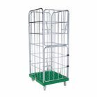 ESB Rollbehälter 1650 KU Vorderwand klappbar Farbe grün H 1930 mm