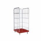 ESB Rollbehälter 1460 KU 3 seitig in rot H 1640 mm
