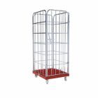 ESB Rollbehälter 1650 KU 4 seitig in rot 724 x 815 x 1830 mm