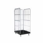 ESB Rollbehälter 1450 KU mit 3 Seiten schwarz 724 x 815 x 1630 mm